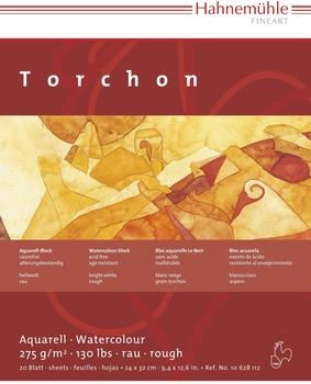 Hahnemühle Aquarellblock Torchon 275g/m 12x17cm 20 Blatt (10628110)