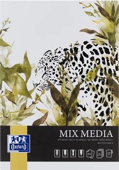 Oxford Aquarellpapier 400166123 Mixed Media A4 225 g/m² weiß geleimt 25 Blatt