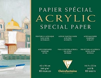 Clairefontaine Acrylblock 30x40 360g 10 Bl