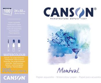 Canson Canson Aquarellblock Montval 24,0 x 32,0 cm Canson