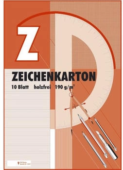 Neutral Penig 2221 kopfgeleimt Zeichenblock A2 10BL 190g Penig
