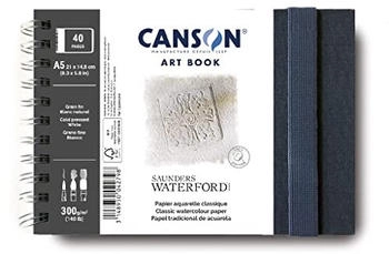 Canson CANSON Skizzenbuch ART BOOK Saunders Waterford DIN A5 20 Blatt Querformat