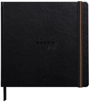Rhodia Touch Book Skizzenbuch 20 Bl extraweiß 250g 15x15 cm Schwarz 116176C