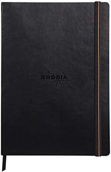 Rhodia Touch Book Skizzenbuch A4 20 Bl Paint'ON-Papier 250g Schwarz 116175C