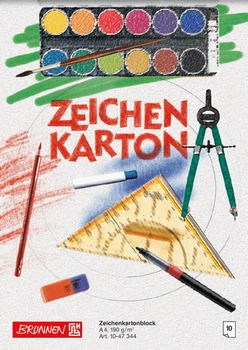 Brunnen Zeichenkartonblock A4 190g 10Bl
