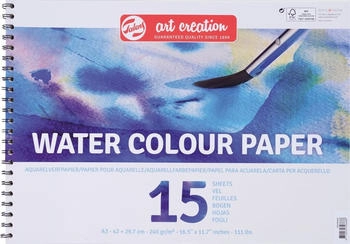 Royal Talens ArtCreation Künstlerblock "Aquarell" A3 Aquarellpapier 15 Blatt