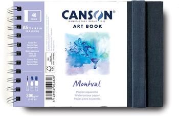 Canson CANSON Skizzenbuch ART BOOK Montval DIN A5 24 Blatt