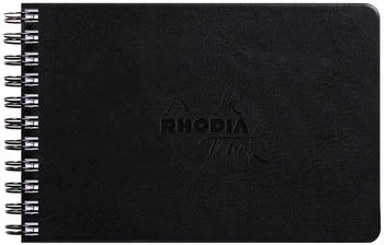 Rhodia Touch Book Skizzenbuch 20 Bl extraweiß 250g A6 Quer Schwarz 116178C