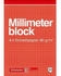 Brunnen 10 x Millimeterblock A4 80g/qm 20 Blatt rotbraun