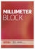 Brunnen 10 x Millimeterblock A4 80g/qm 20 Blatt rotbraun
