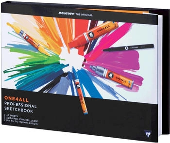 MOLOTOW Zeichenbuch ONE4ALL Professional Sketchbook DIN A5 landscape
