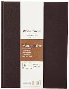 Strathmore Serie 400 Cold Press Watercolour Hardbound Book Skizzenbuch 28 x 22 cm 300 g