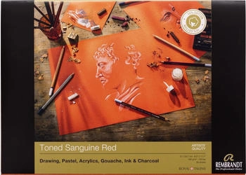 Royal Talens Rembrandt Tonpapier sanguinisch rot A4 | 21 x 29,7 cm 180 g 50 Blatt