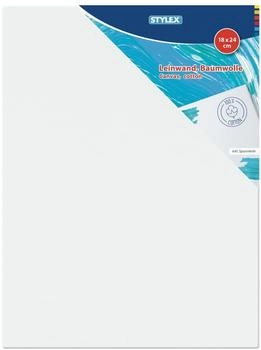 Stylex Keilrahmen bespannt 18 x 24 cm weiß
