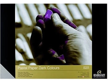 Royal Talens T9308-2942 Rembrandt Künstlerblock ´Pastell´ A3 dunkel Papier Dunkle Farben One size