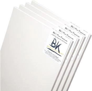 Xtradefactory 4 B.K. Plus Leinwände 100x100 cm auf Keilrahmen 100% Baumwolle