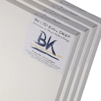 Xtradefactory 4x BK Deep Edge KEIL FRAME 90x90 cm Tela telaio extra alto