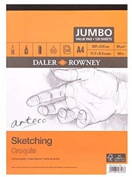 Daler Rowney Arteco Zeichenblock A4 95G 120SH