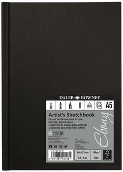 Daler Rowney Ebony genähtes Notizbuch Farbe D813880500