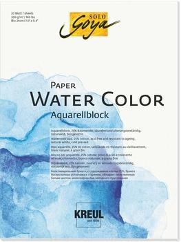 Kreul K&uuml;nstlerblock SOLO Goya Paper Water Color 180x240 mm