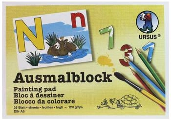 Ursus Ausmalblock A6 36 Blatt sortierte Motive
