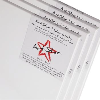 Xtradefactory Art Star Keilrahmen 4 Art-Star University Keilrahmen 50x60cm blanko Leinwände zum malen malfertig