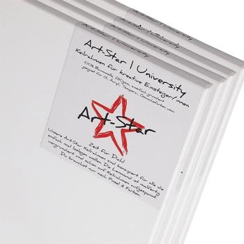 Xtradefactory 4x ART-STAR Leinwand 40x80 cm 100% Baumwolle auf Keilrahmen