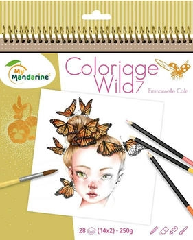 Avenue Mandarine 5x Malbuch Wild 7 Gold GY134C