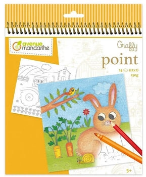 Avenue Mandarine 5x Graffy Point Bauernhof Orange GY153C