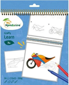 Avenue Mandarine My Mandarine 5x Graffy Learn Transportmittel Blau GY168C