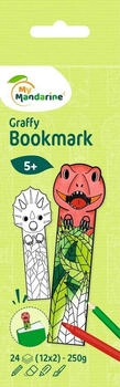 Avenue Mandarine 5x Graffy Bookmark Dinosaurier GY145C