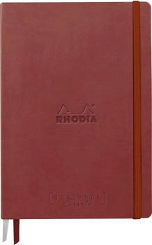 Rhodia 194153C Heft Goalbook Rhodiarama Creation DIN A5 hardcover 50 Blatt Lavis Zeichenpapier weiß blanko 200g Gummizugverschluss Nacarat Rot 1 Stück