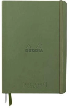 Rhodia Goalbook Creation A5 Umschlag 50 Bl weiß blanko 200g Salbeigrün 194155C