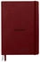 Rhodia Goalbook Creation A5 Umschlag 50 Bl weiß blanko 200g Weinrot 194152C