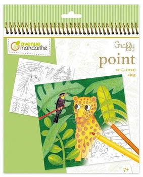 Avenue Mandarine 5x Graffy Point Dschungel Grün GY154C
