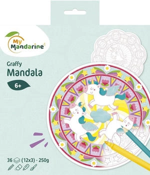 Avenue Mandarine 5x Graffy Pop Mandala Magie Mehrfarbig GY071C