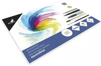 Kangaro KTC Aquarellpapier 32x24cm 300 gram 16 Blatt cremeweiss.