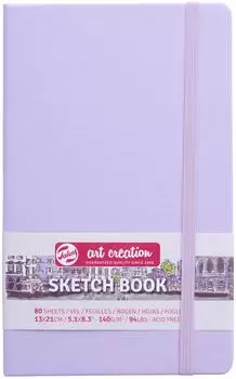 Royal Talens Talens Heft + Block Malbuch 13 x 21 cm Violett (13 x 21 cm Harter Einband)