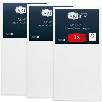 Artina Artina Keilrahmen 2-fach weiß vorgrundiert säurefrei behandelt 280g/m² 60 cm x 120 cm