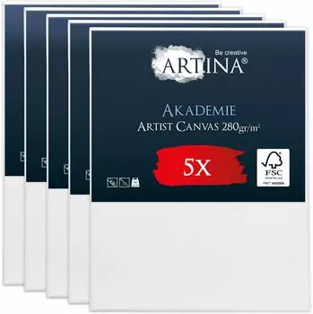 Artina Artina Keilrahmen 2-fach weiß vorgrundiert säurefrei behandelt 280g/m² 80 cm x 100 cm