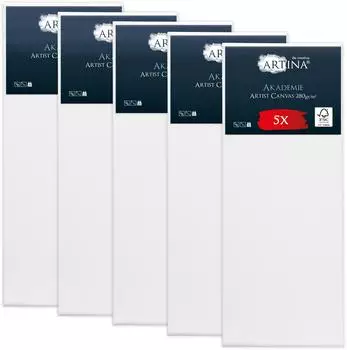 Artina Artina Keilrahmen 2-fach weiß vorgrundiert säurefrei behandelt 280g/m² 30 cm x 80 cm