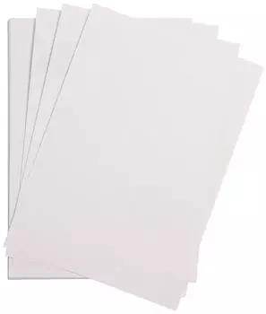 Clairefontaine 975363C Packung mit 25 Bastelkartons Maya 185g DIN A3 29,7 x 42 cm 1 Pack wei&szlig;