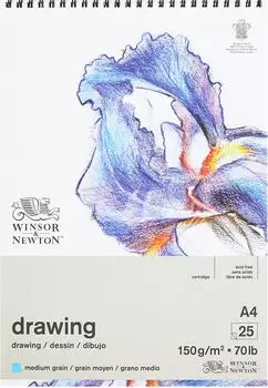 Winsor & Newton Zeichenpapierblock Naturweiß A4, 25 Blatt (6691006)