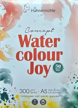Hahnem&uuml;hle Hahnem&uuml;hle Hahnem&uuml;hle Concept Watercolour Joy DIN A5 50 Bogen