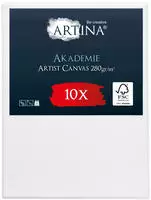 Keilrahmen Leinwand Akademie, 50x70cm, 10er Set