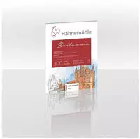 Hahnem&uuml;hle Miniblock Britannia, 300g/m&sup2;, matt, 8 x 10,5 cm/12 Blatt