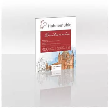 Hahnem&uuml;hle Hahnem&uuml;hle Hahnem&uuml;hle Miniblock Britannia 300g/m&sup2; matt 8 x 10,5 cm/12 Blatt
