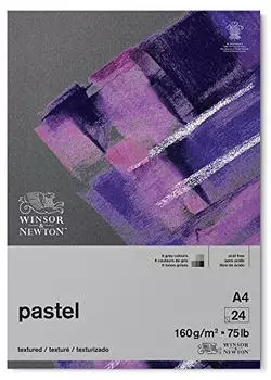 Winsor & Newton Pastellpapier Block A4 Grautöne, 24 Blatt 160g/m² (6660767)