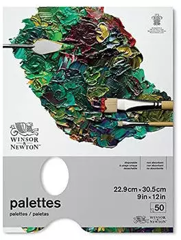 Winsor & Newton Abreißpalette Papier 22,9x30,5cm, 50 Blatt (7002032)