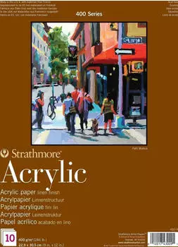 Strathmore Acrylpapierblock 9x12in, 10 Blatt (P430-9)